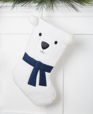 Holiday Lane - Bear Stocking