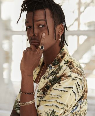 Multicolor Tiger's Eye Bead Bolo Bracelet in 14k Gold-Plated Sterling Silver, Created for Macy's