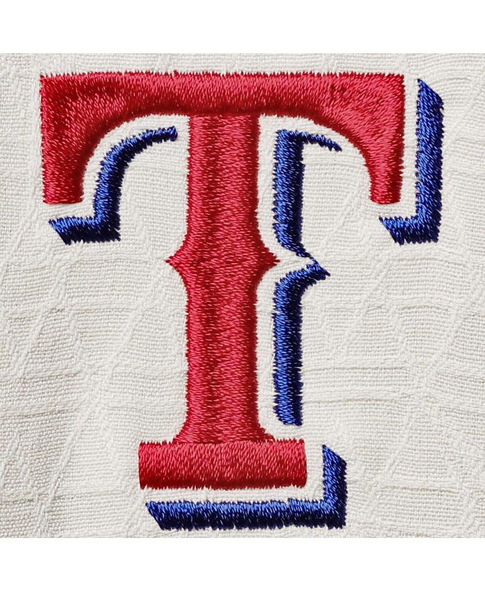 Tommy Bahama Men's Cream Texas Rangers Baseball Camp ButtonUp Shirt