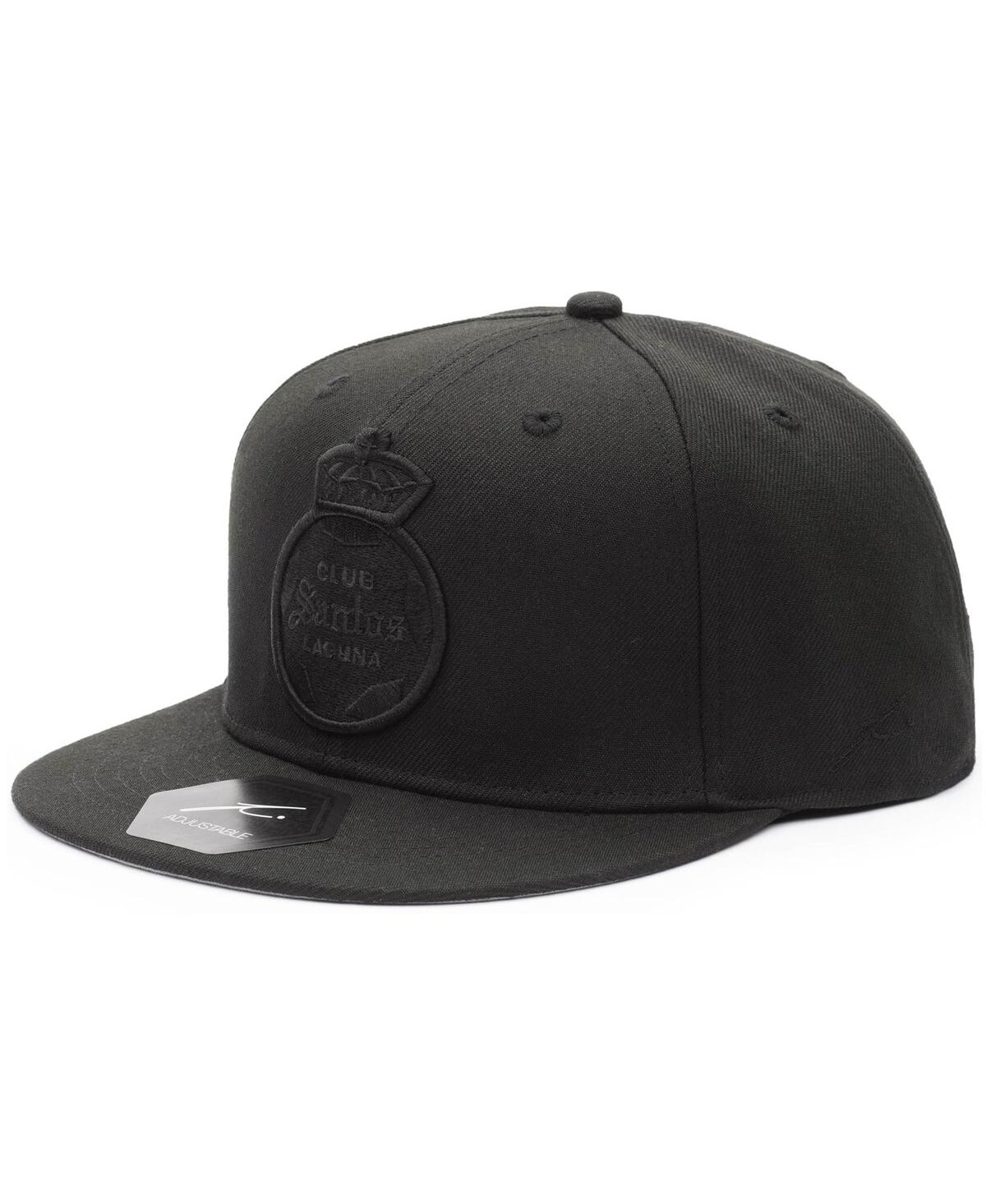 Men's Fi Collection Black Santos Laguna Dusk Snapback Adjustable Hat - Black