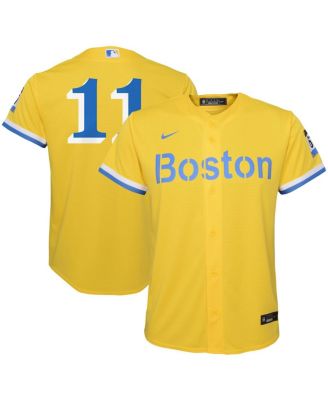 Boston Red Sox Rafael Devers 2021 City Connect Replica Nike Gold Jersey