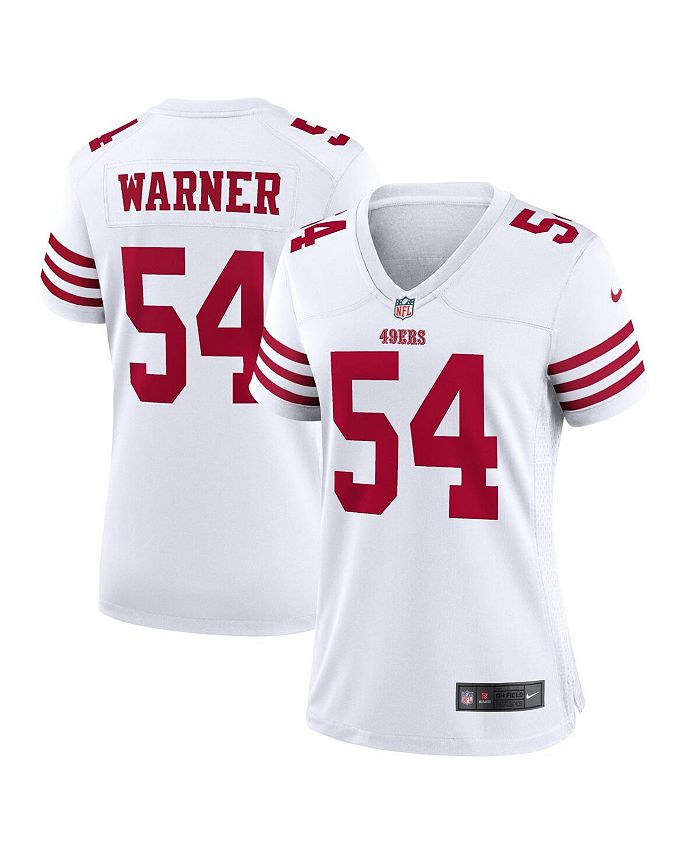 Men's Nike Fred Warner Scarlet San Francisco 49ers Player Game Jersey