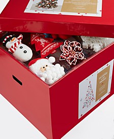 Christmas Cheer Gift Box Set of 100 Ornaments, Created for Macy's