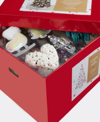 Holiday Lane - Pastel Prism Gift Box Set of 100 Ornaments