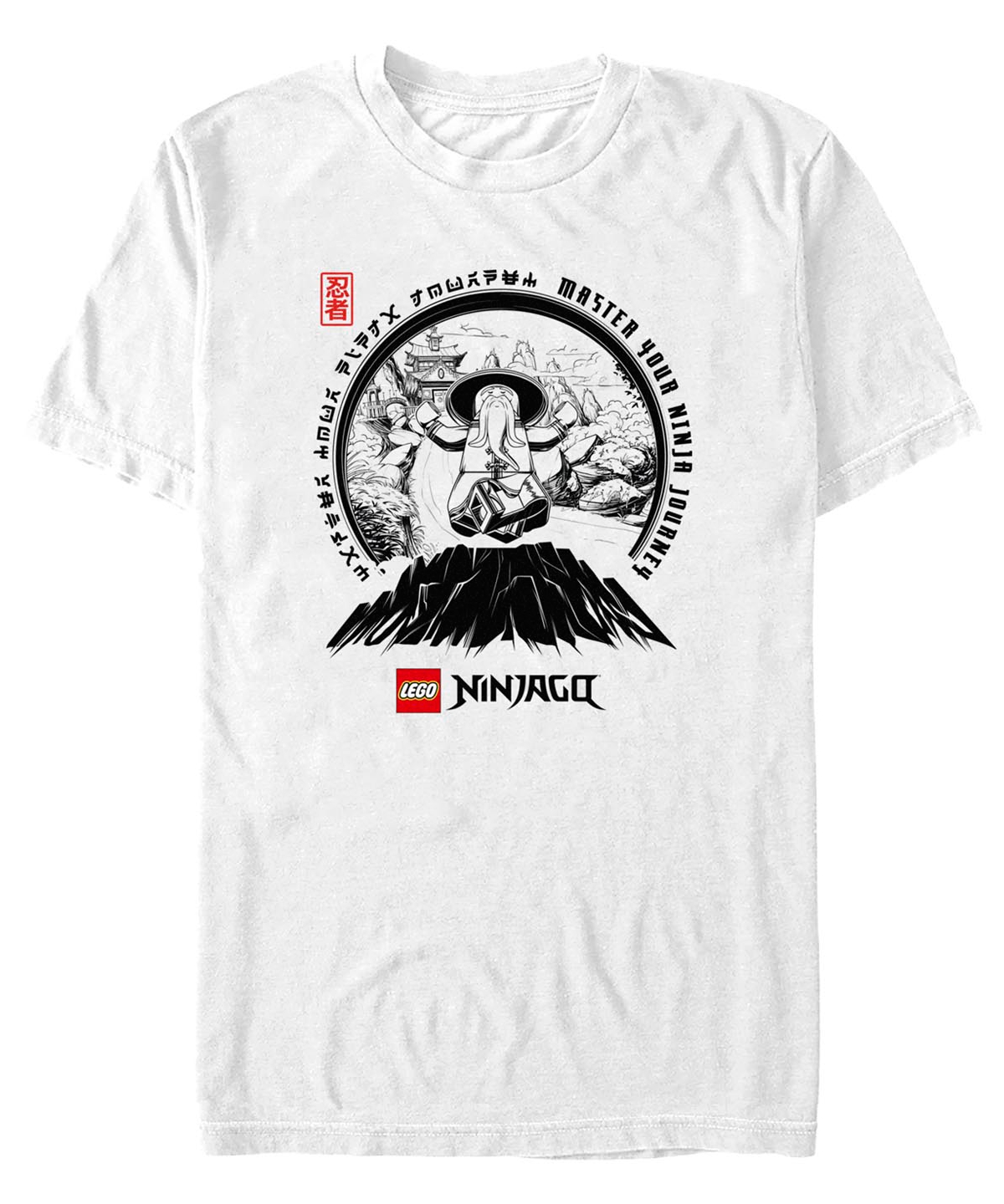 Men's Lego Ninjago Meditation Ninjago Short Sleeve T-shirt