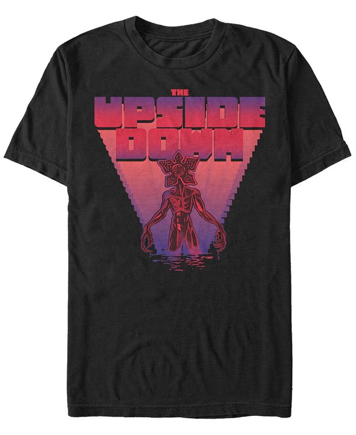 Fifth Sun Stranger Things Mens The Upside Down 8 Bit Demogorgon Short Sleeve T Shirt Macys