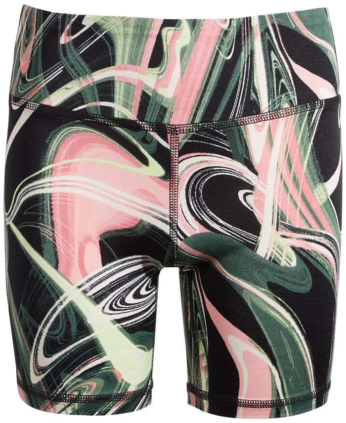 ID Ideology Big Girls Colorful Waves Printed Bike Shorts Created