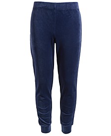 Big Girls Solid Velour Joggers, Created for Macy's 