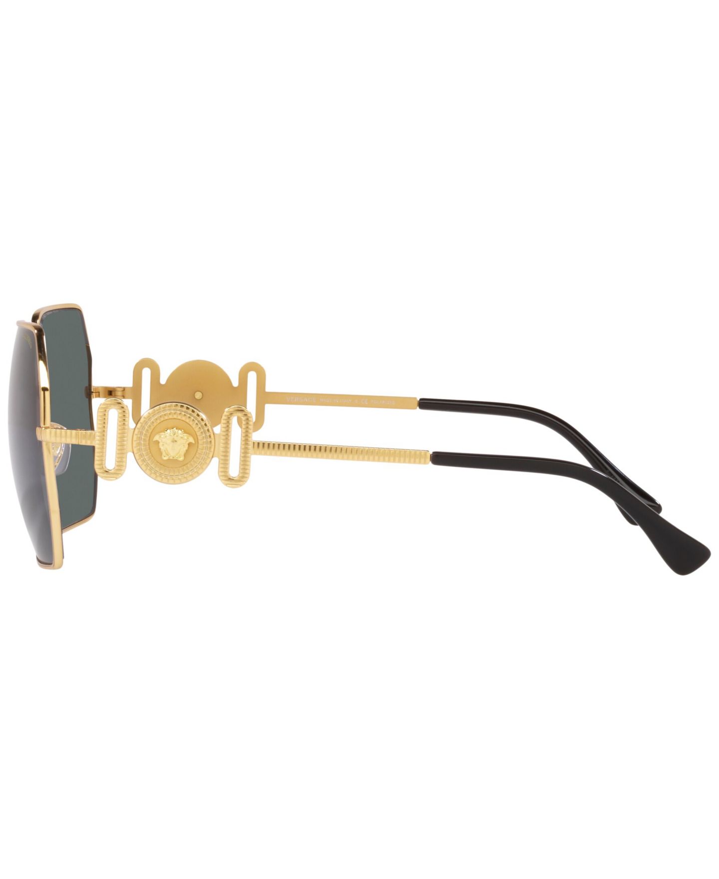 Солнцезащитные очки Versace Unisex Polarized Sunglasses, VE2248, цвет: Золотой — фото 3