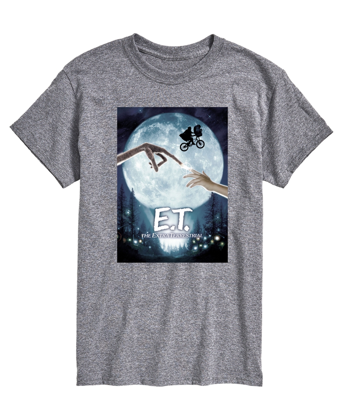 Men's Et Poster T-shirt - Gray