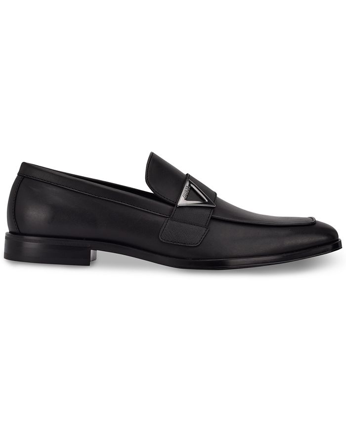 GUESS Men's Hamlin Faux-Leather Slip-On Dress Shoes - Macy's