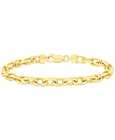 Oval Rolo Chain Bracelet in 14k Gold Over Sterling Silver (Also in Sterling Silver)