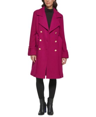 Double-Breasted Belted Walker Coat 