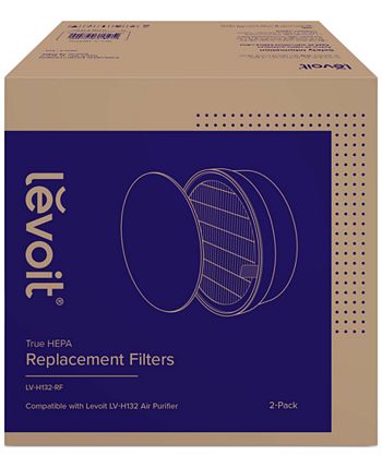 LV-H132 Replacement Filter for LEVOIT Air Purifier Replacement Filter  LV-H132-RF, 3-in-1 H13 True HEPA Filter Replacement, 2 Pack