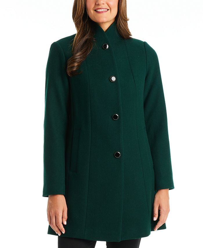 kate spade new york Women's Stand-Collar Coat, Created for Macy's & Reviews  - Coats & Jackets - Women - Macy's