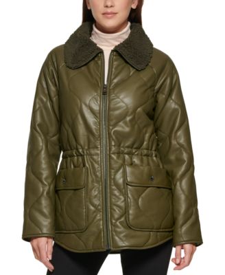 Kenneth Cole Women's Quilted Faux 