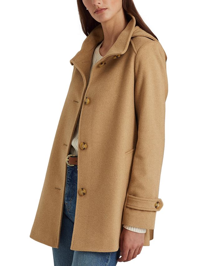 Lauren Ralph Lauren Women #39 s Hooded Walker Coat Created for Macy #39 s