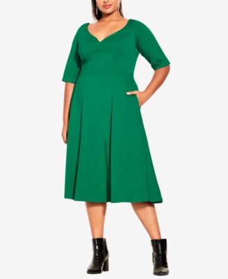 Green Plus Size Dresses - Macy's