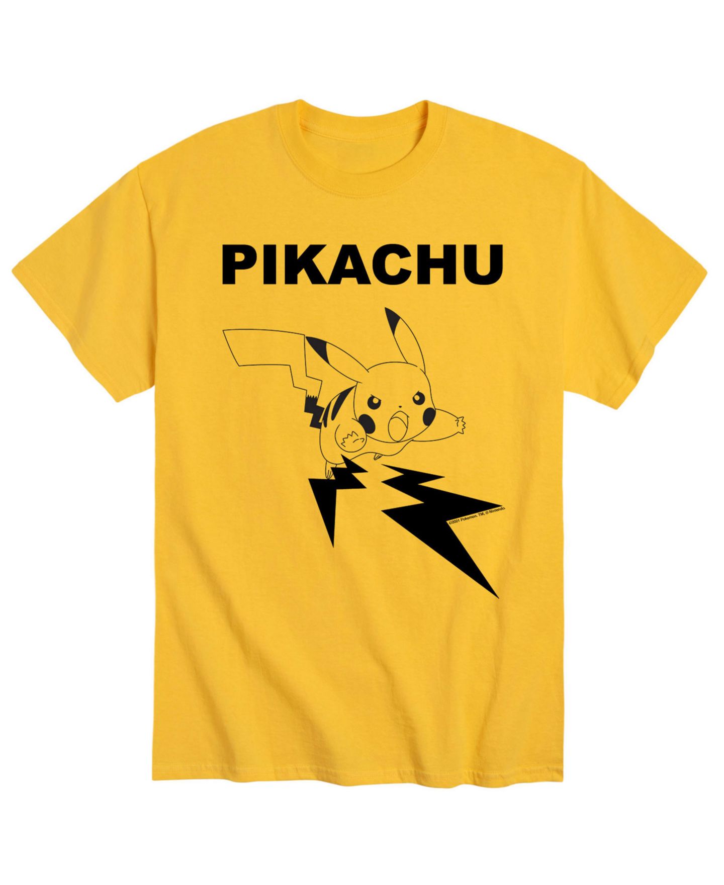 Мужская футболка AIRWAVES Pokemon Pikachu, цвет: Жёлтый — фото 1