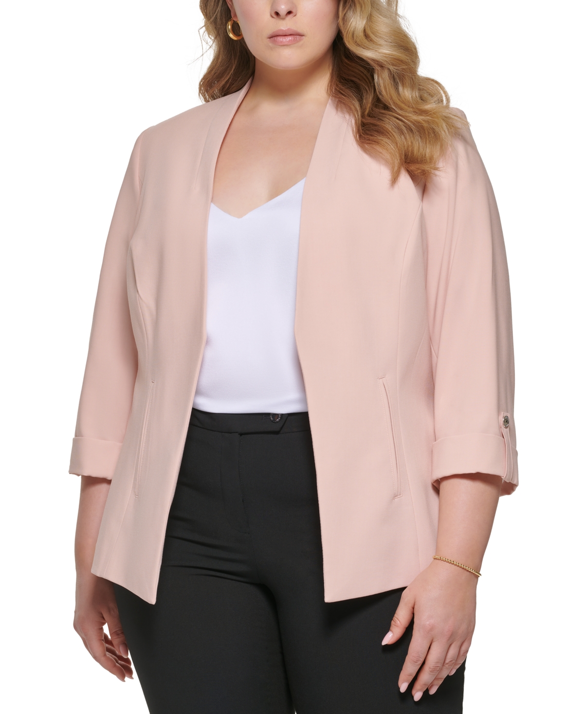 Plus size hotsell blush blazer