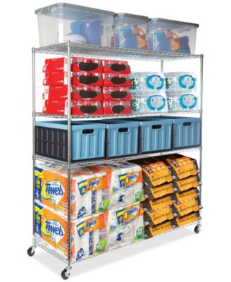 MEGA RACK 4-Tier NSF Steel Wire Shelving