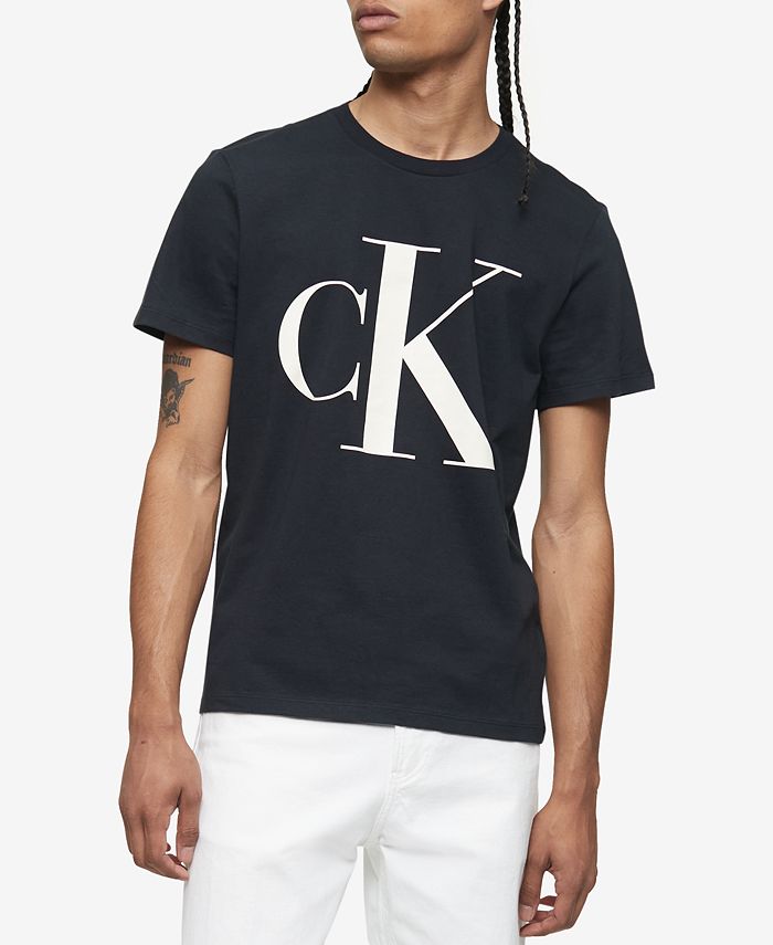 Calvin Klein Men's Monogram Logo Graphic T-Shirt & Reviews - T-Shirts - Men  - Macy's