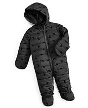 Mothercare Mothercare Boys 1-3 Grey SnowSuit With Mittens Fur Hood New With Tags 