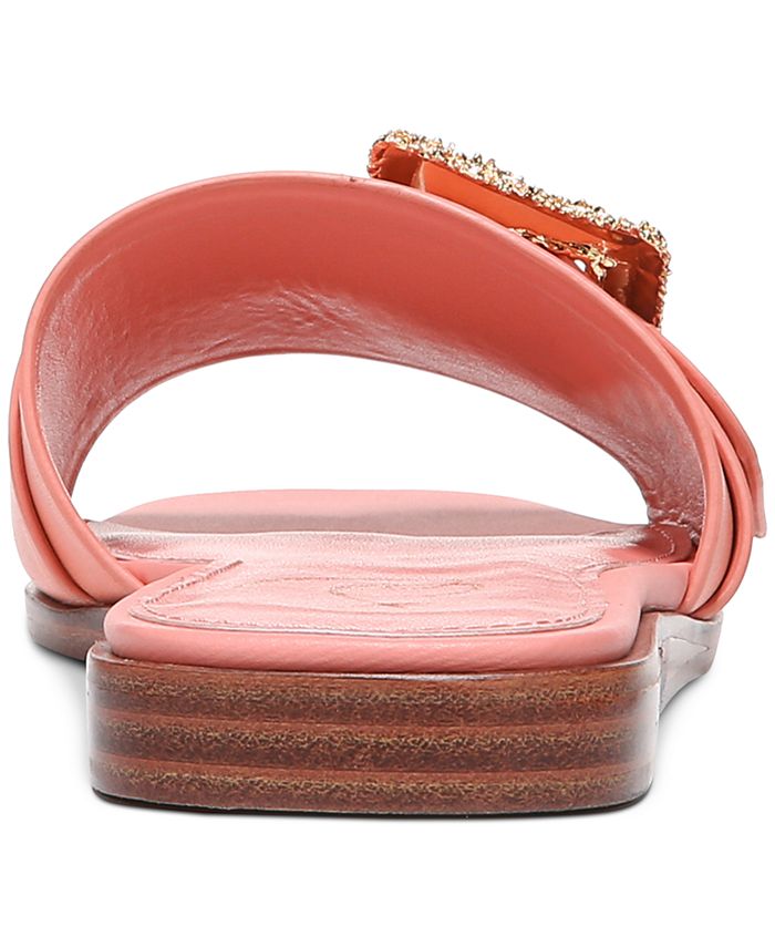 Sam Edelman Women's Inez Buckle Flat Sandals & Reviews Sandals