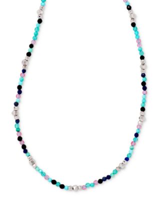 Kendra Scott - Silver-Tone Beaded Britt Choker Necklace, 15-1/2" + 2-1/2" extender