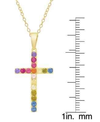 Women's Rainbow Pendant Necklace