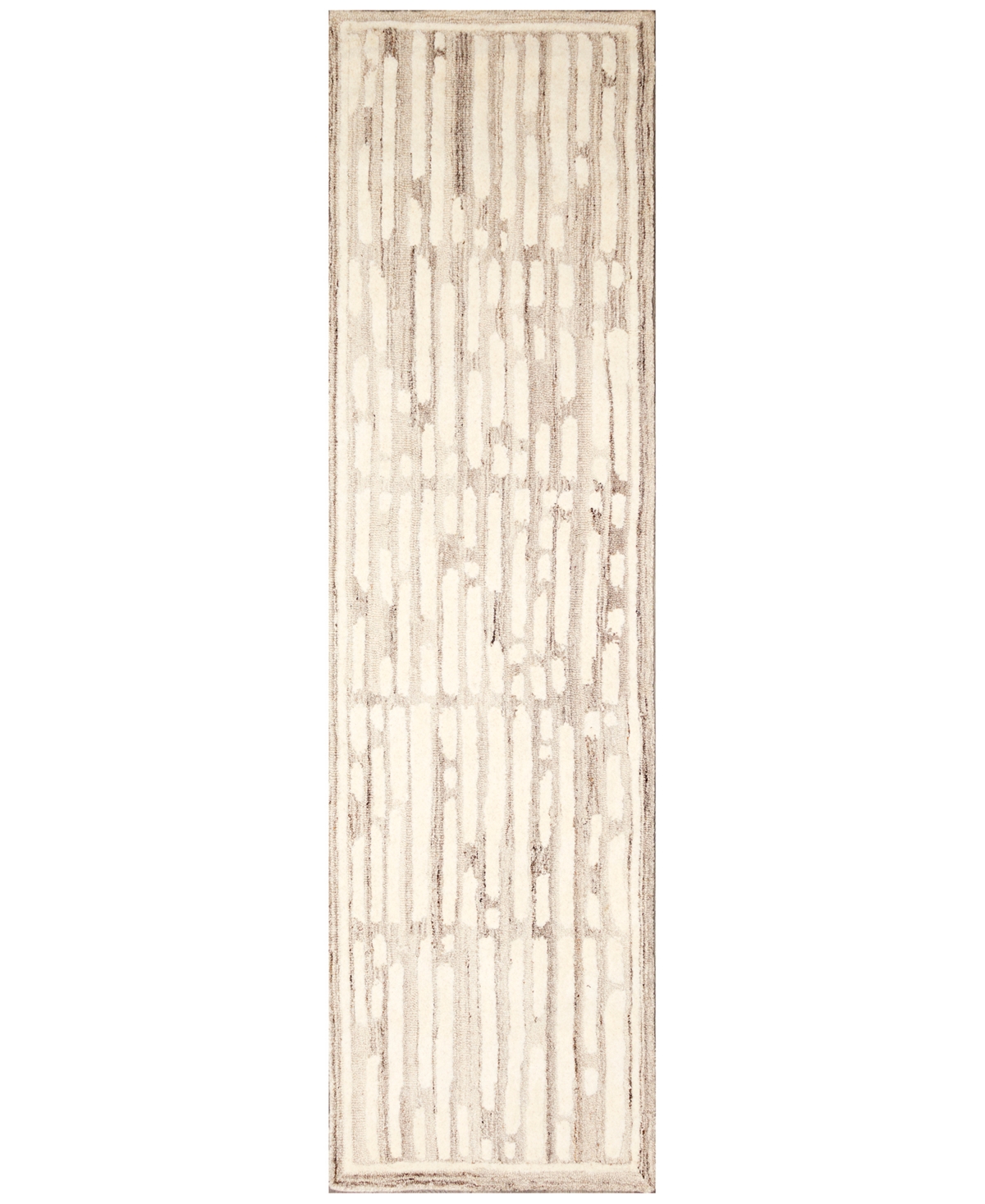 Liora Manne Madison Shadow 2' X 7'6" Runner Area Rug In Tan/beige