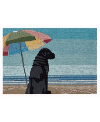 Liora Manne Frontporch Parasol Pup Area Rug In Multi