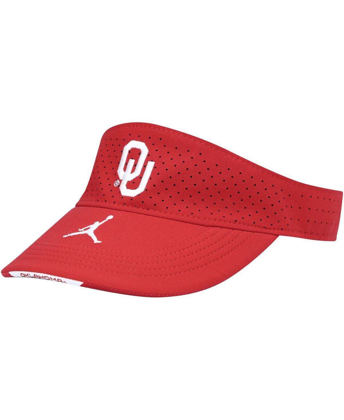 Jordan Men's  Brand Crimson Oklahoma Sooners 2021 Sideline Performance Visor