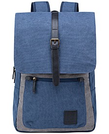 Lincoln Two Tone Canvas Backpack