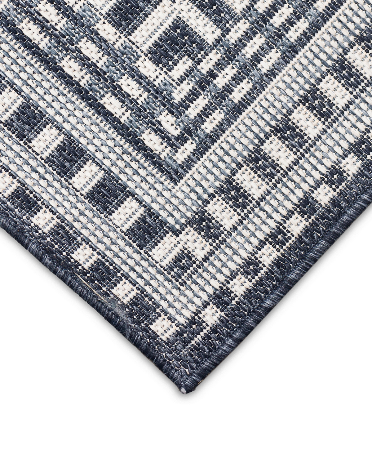 Liora Manne' Malibu Etched Border 4'10" x 7'6" Outdoor Area Rug