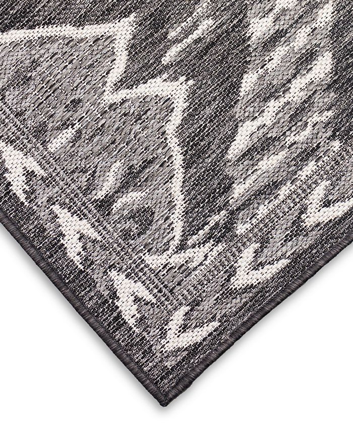 Liora Manne' Malibu Ikat 1'11" x 7'6" Runner Outdoor Area Rug Macy's