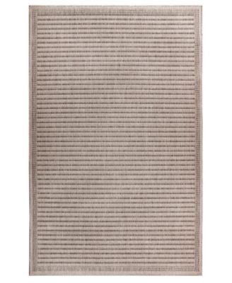 Malibu Simple Border 7'10" x 9'10" Outdoor Area Rug