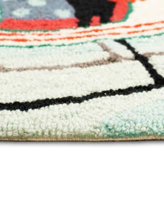 Frontporch Sledding Dog 2'6" x 4' Outdoor Area Rug