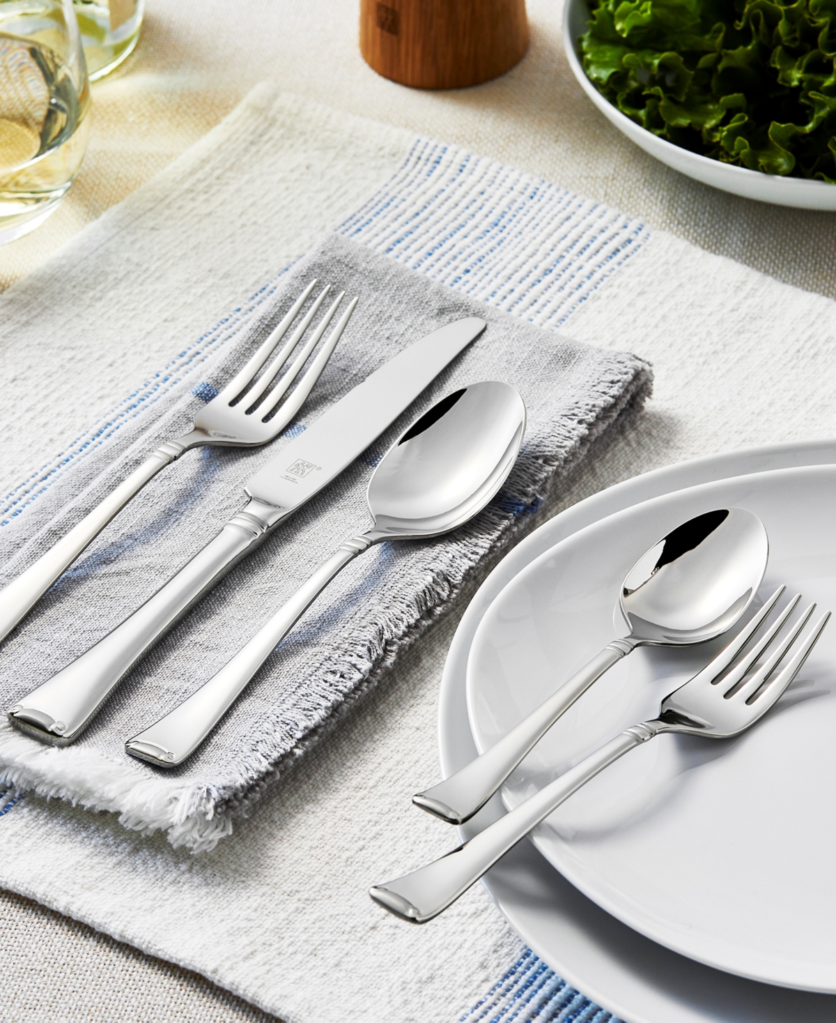 Zwilling J.a. Henckels Twin Brand Angelico 18/10 Stainless Steel 45-Pc. Flatware Set, Service for 8
