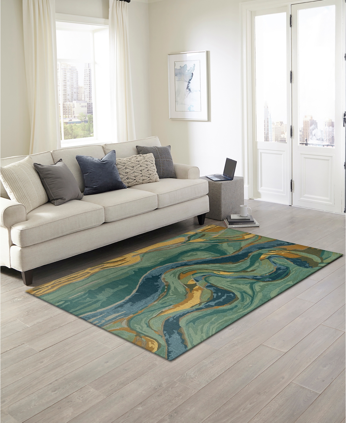 Liora Manne' Corsica Panorama 5' x 7'6" Area Rug