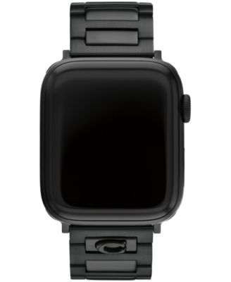 New Apple Watch Band Men Link Ceramic Matte Space Gray Black Strap 8 7 Matte sandblastin / 38/40/41mm