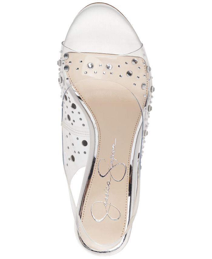 Jessica Simpson Women's Jaisey Bridal Slingback Dress Sandals - Macy's