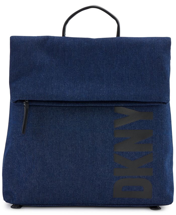 DKNY Tilly Logo Denim Backpack Macy s