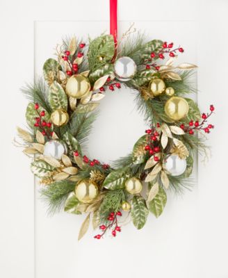 Macy's - Birds & Berries Martha Stewart Collection Wreath