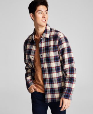 And Now This - Men's Plaid Shirt Jacket