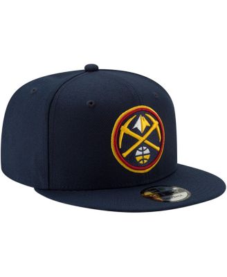 Men's Navy Denver Nuggets official Team Color 9Fifty Adjustable Snapback Hat