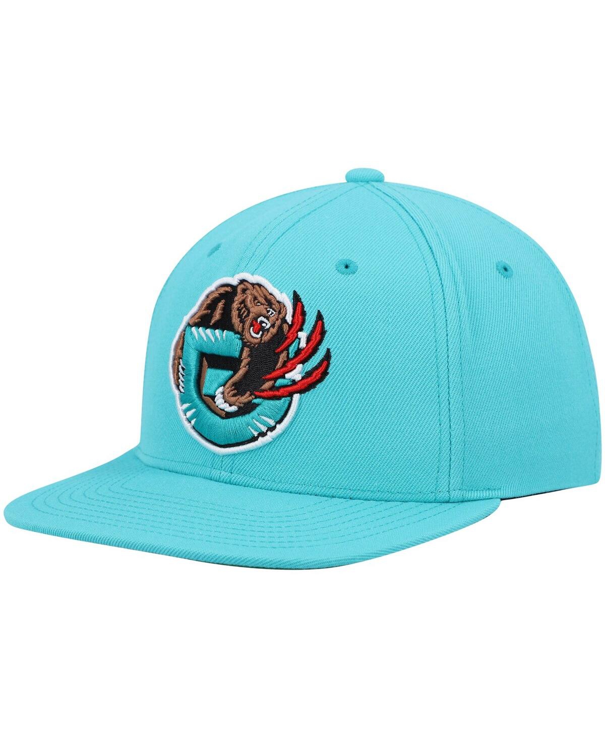 Mitchell & Ness Men's  Turquoise Vancouver Grizzlies Hardwood Classics Team Ground 2.0 Snapback Hat In Turquoise