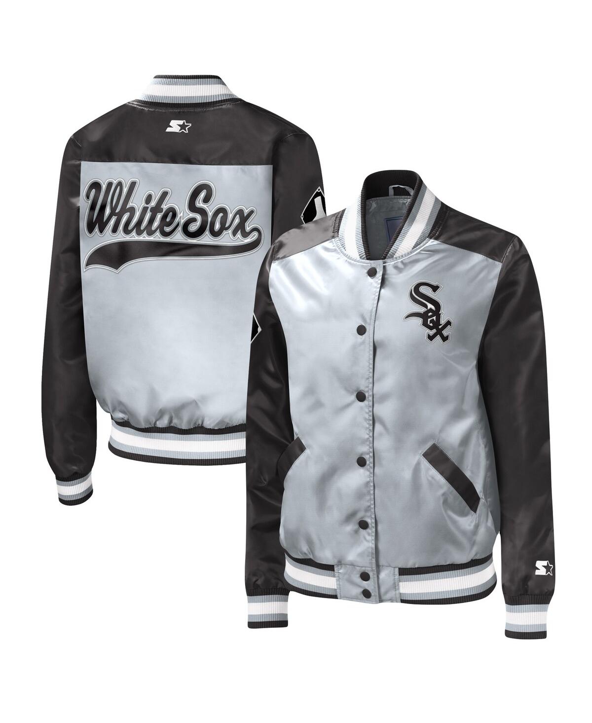 Starter Silver Chicago White Sox The Legend Full-snap Jacket In Silver