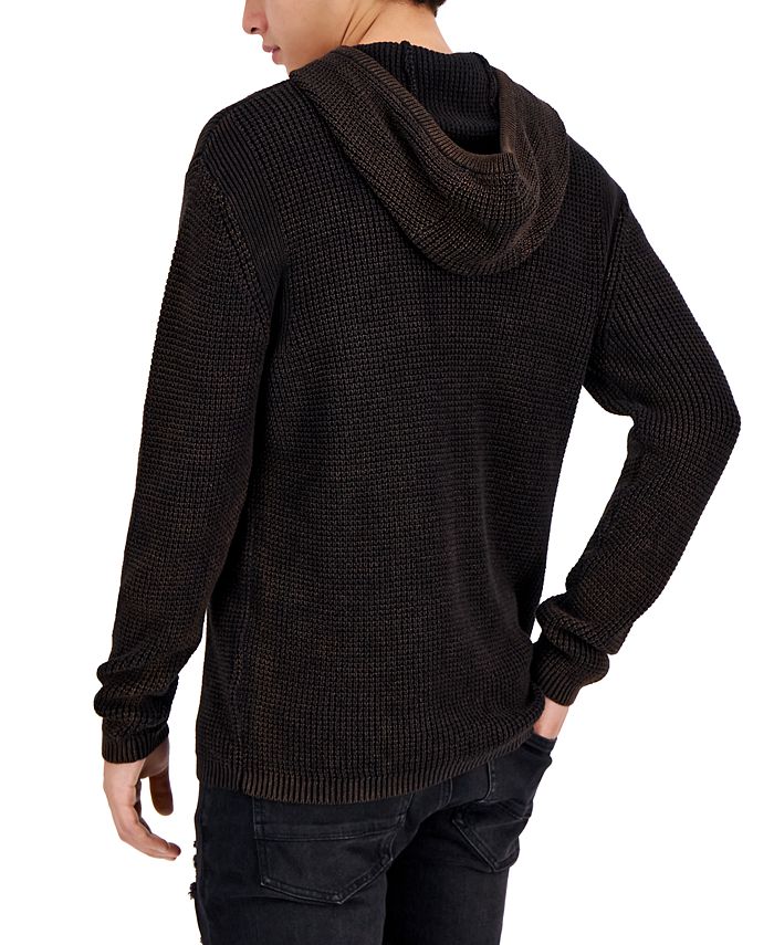 I.N.C. International Concepts Men's Acid Wash Hooded Sweater, Created ...