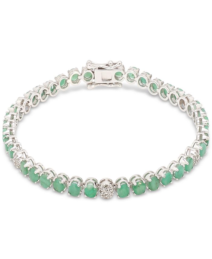 Macy's online emerald bracelet